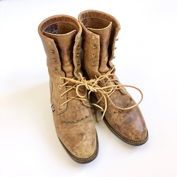Justin Boots Shoes - JUSTIN | Vintage Justin Boots Hipster Leather
